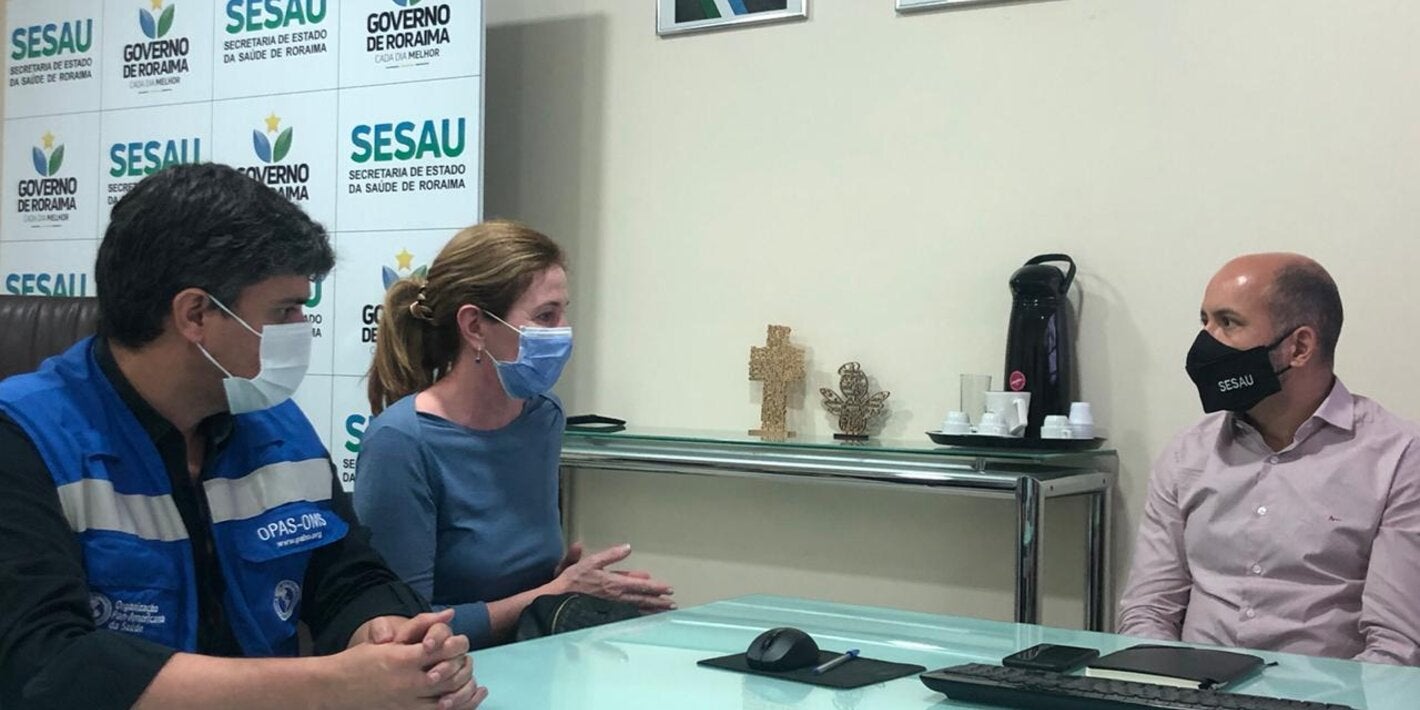 Roraima e a OPAS vão instalar uma sala de situação no estado