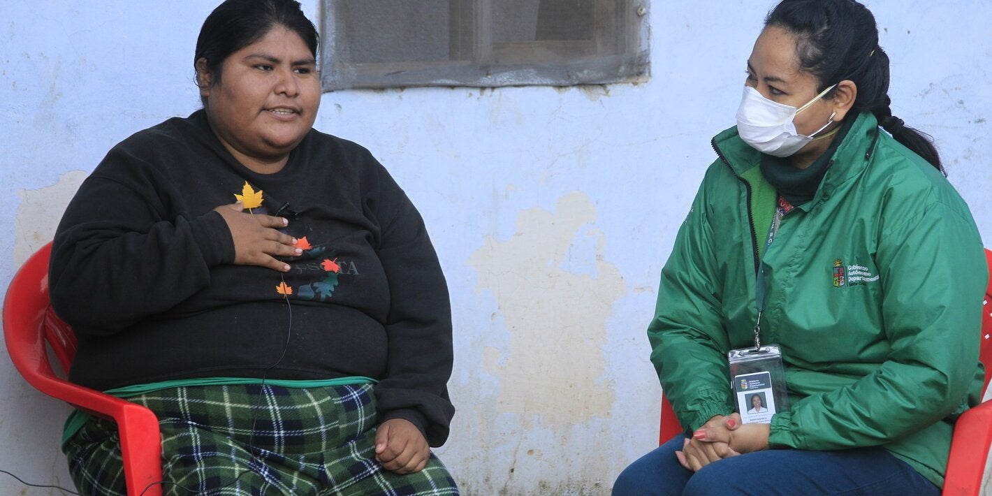 Imagen de intervención de salud mental comunitaria.