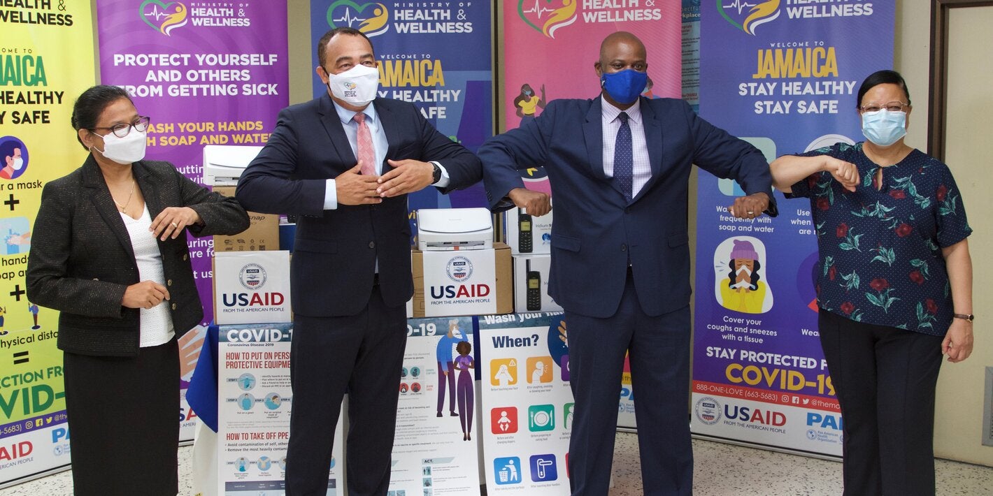 handover Jamaica USAID MOHW