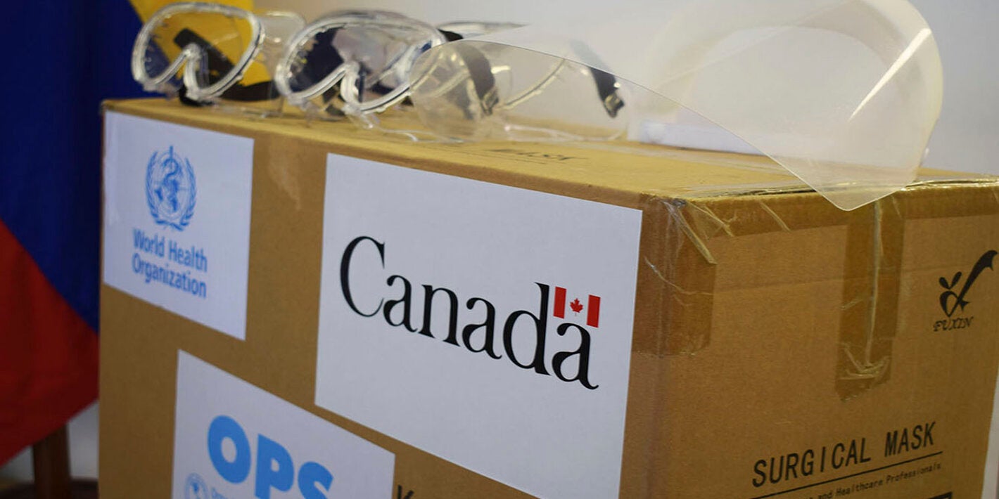 OPS/OMS y el gobierno de Canadá continúan apoyando al Ecuador en la lucha contra la COVID-19