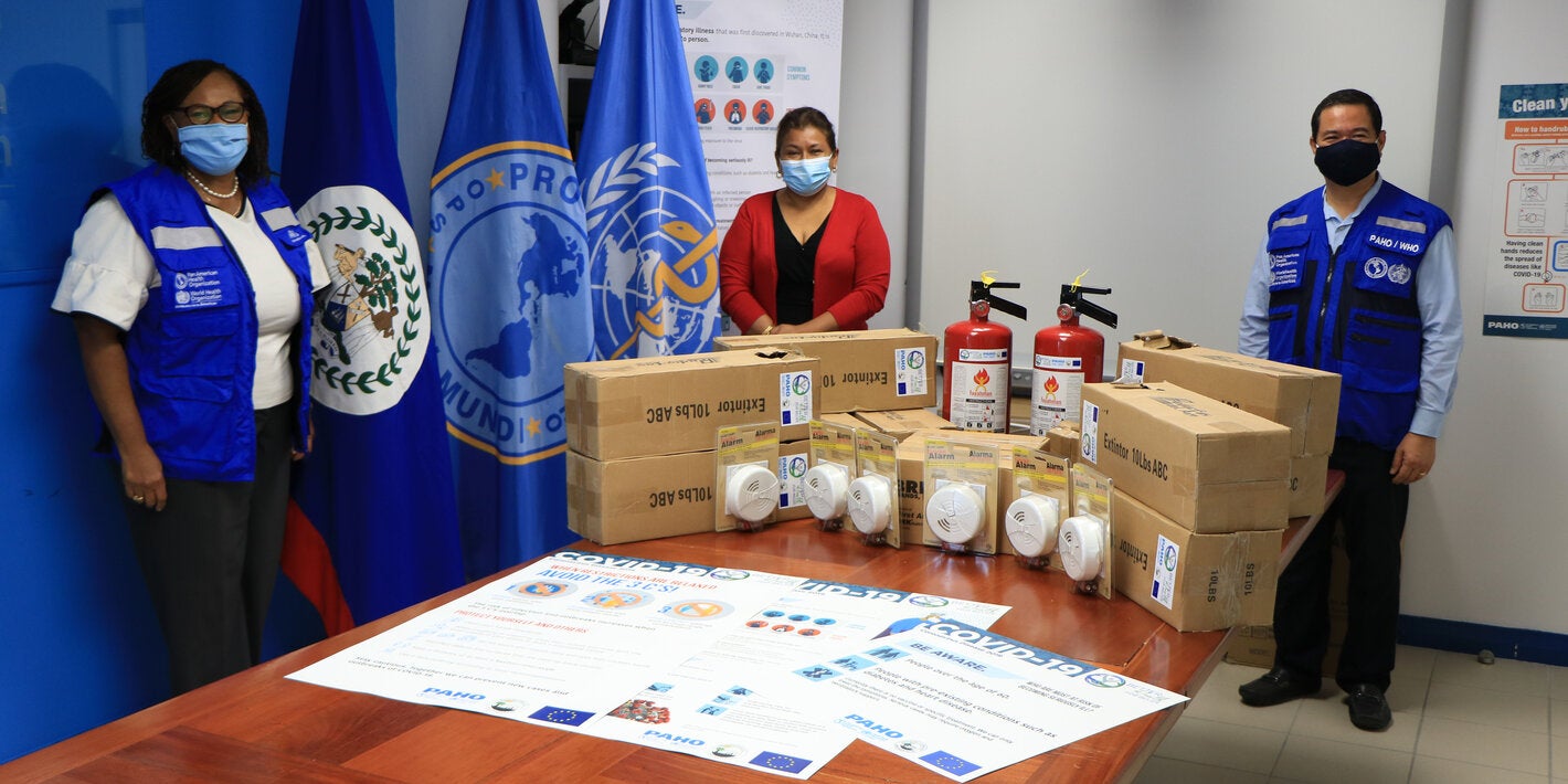 EU and PAHO/WHO Handover to Ministry of Health