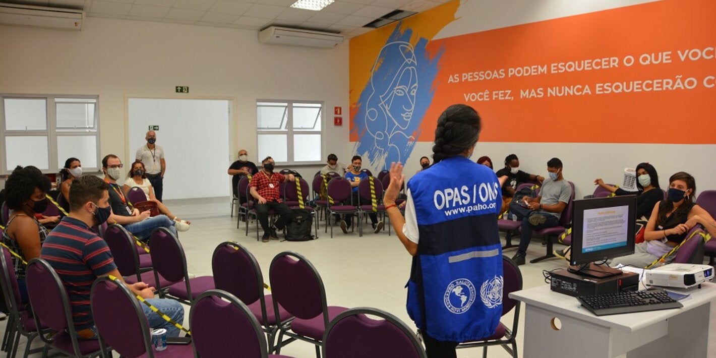 OPAS realiza treinamento para pessoas que atendem população LGBTI