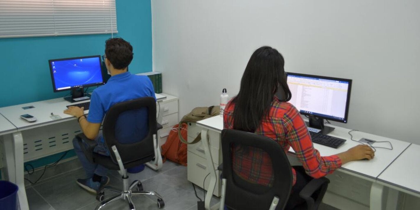 Photo of the cancer registry unit