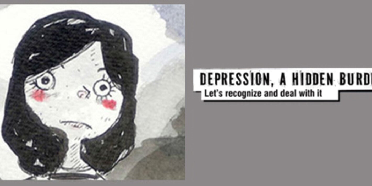 graphic on depression the hidden burden