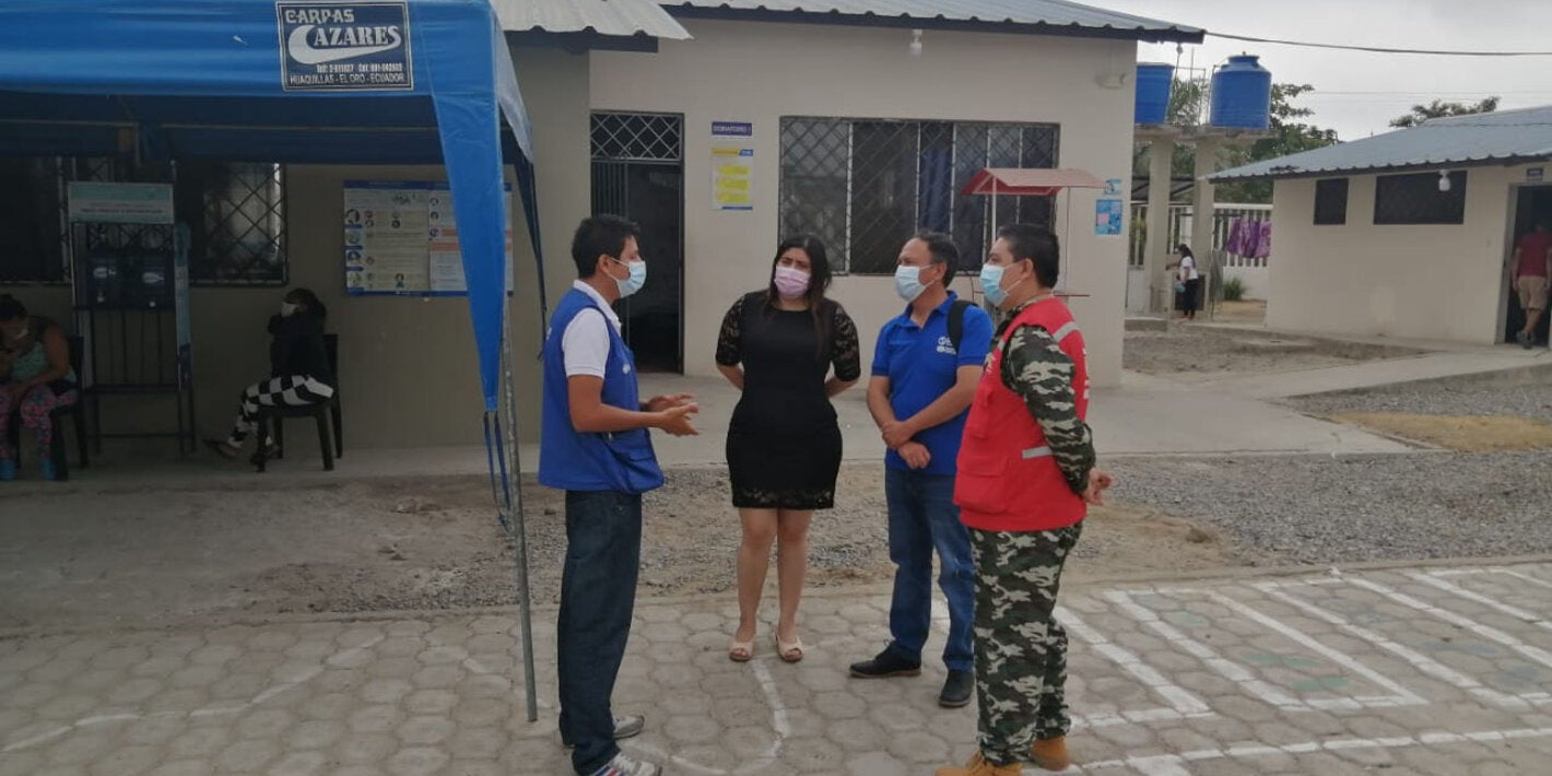 OPS/OMS contribuye a la respuesta del Estado en materia de movilidad humana en el Ecuador