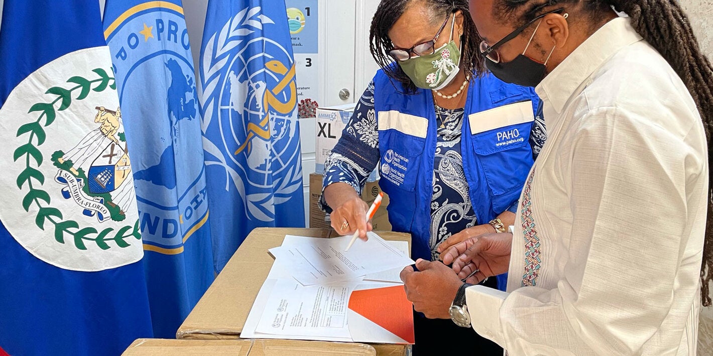 belize paho prison donation