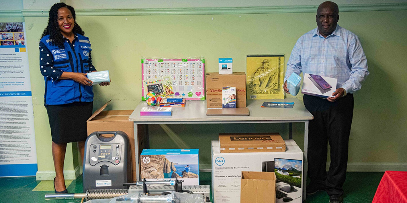 PAHO Donation to St Vincent