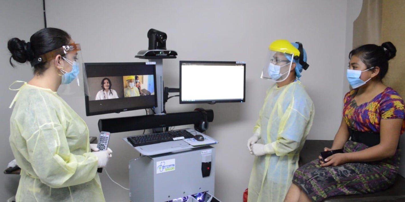 Inauguración de tele medicina en San Marcos