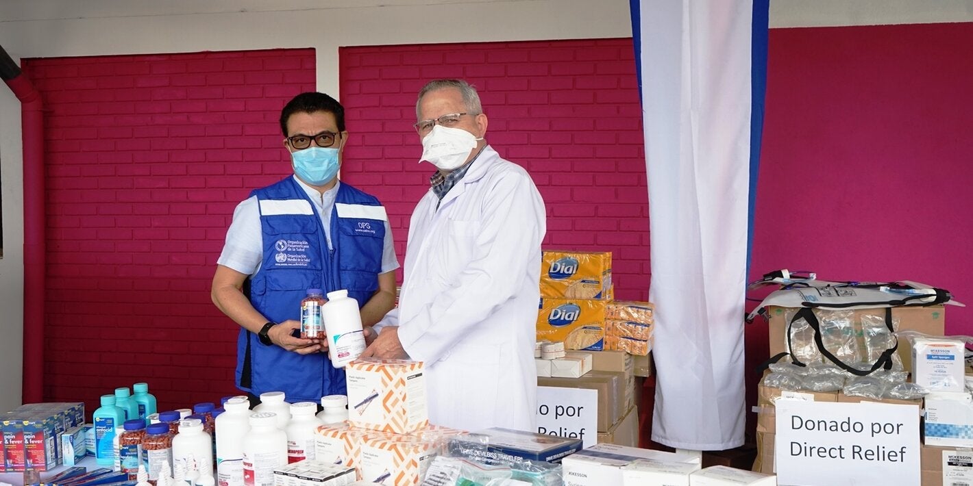 Donación insumos médicos  D Relief