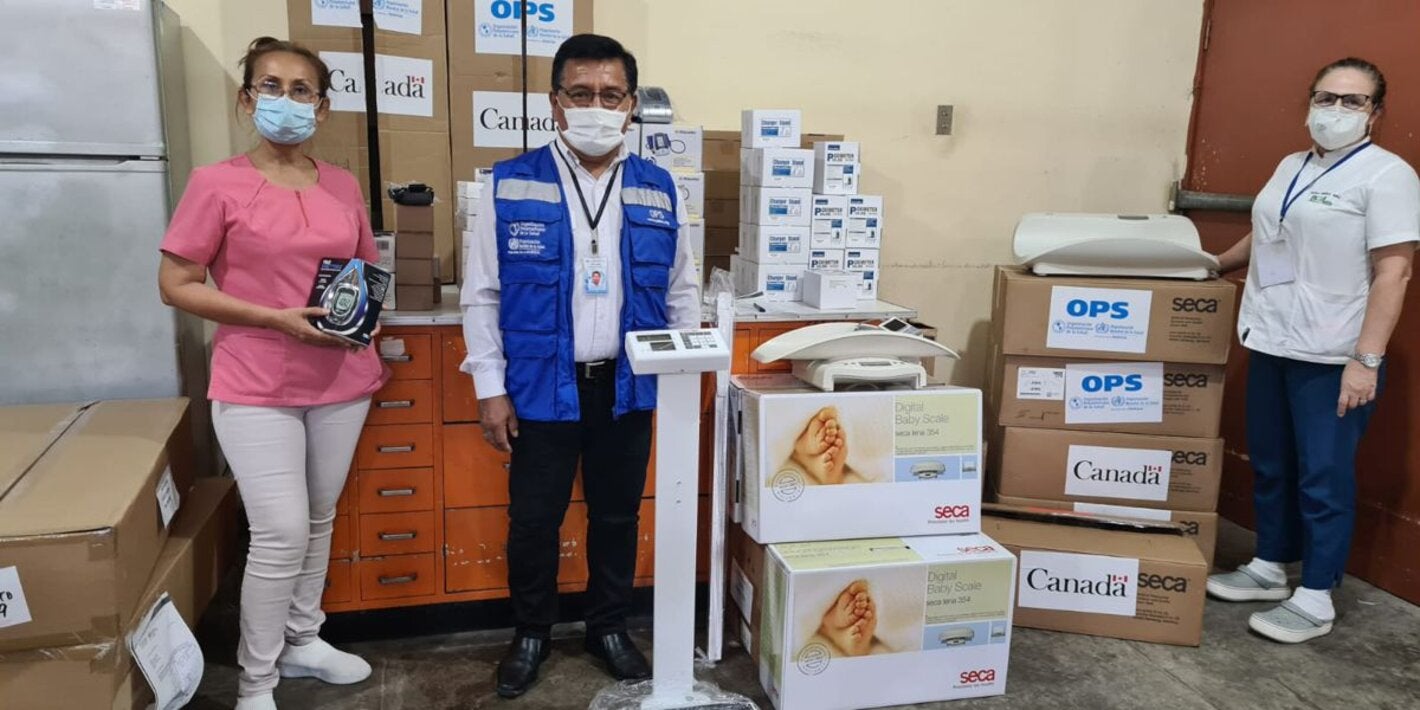 Perú recibe donación de Canadá