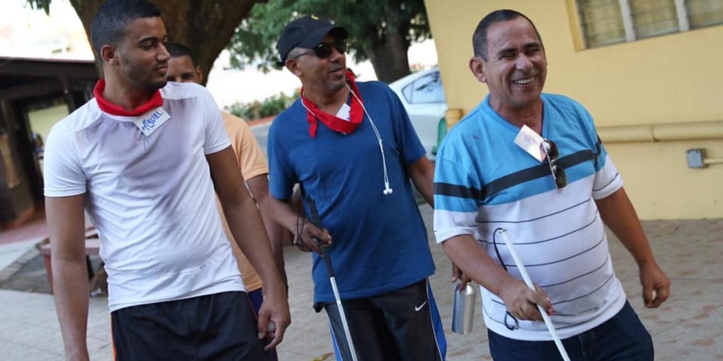 Personas con limitaciones visuales