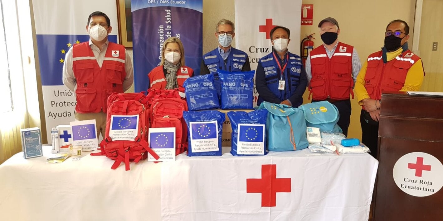 520 kits para atender a población en frontera sur del Ecuador 