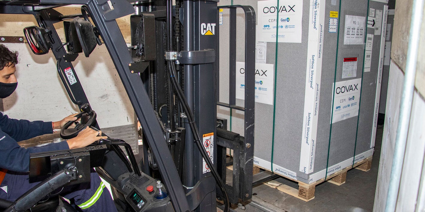 COVID-19 vaccine shipment arrivals