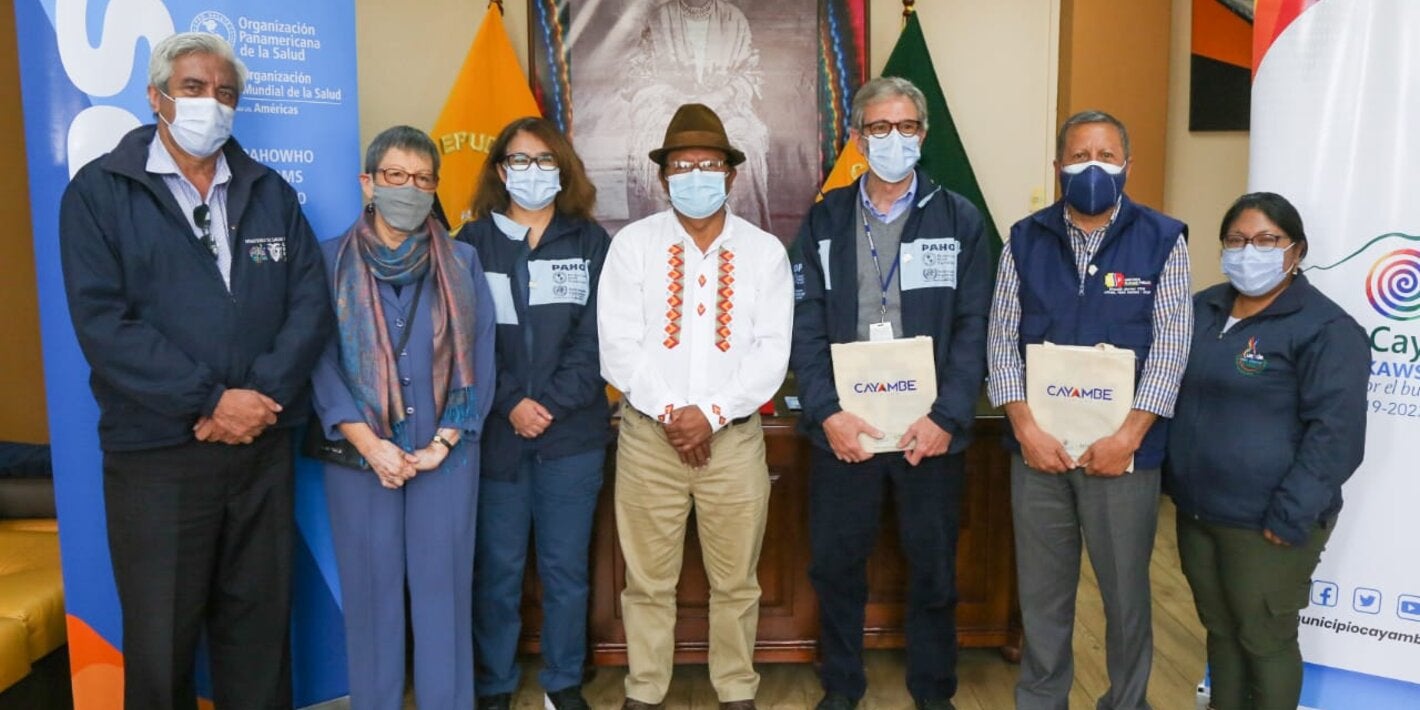 Cooperación técnica al Municipio de Cayambe para fortalecer su plan local de vacunación contra COVID-19