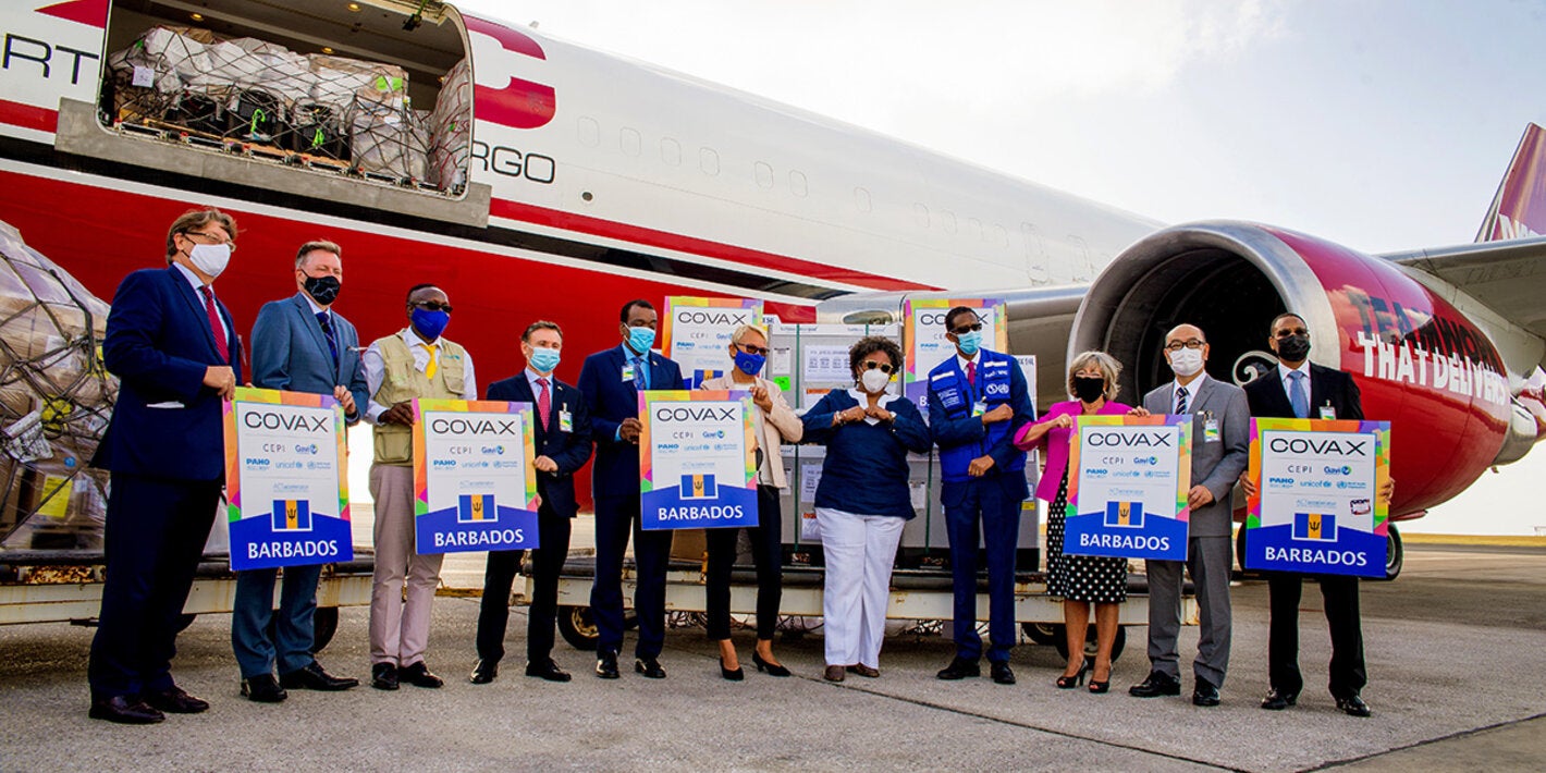 BRB COVAX vaccines arrival