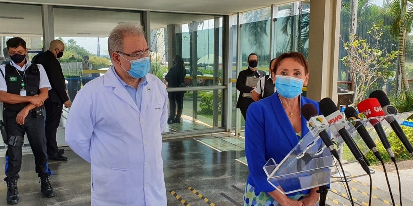 Ministro da Saúde do Brasil e representante da OPAS e OMS no Brasil