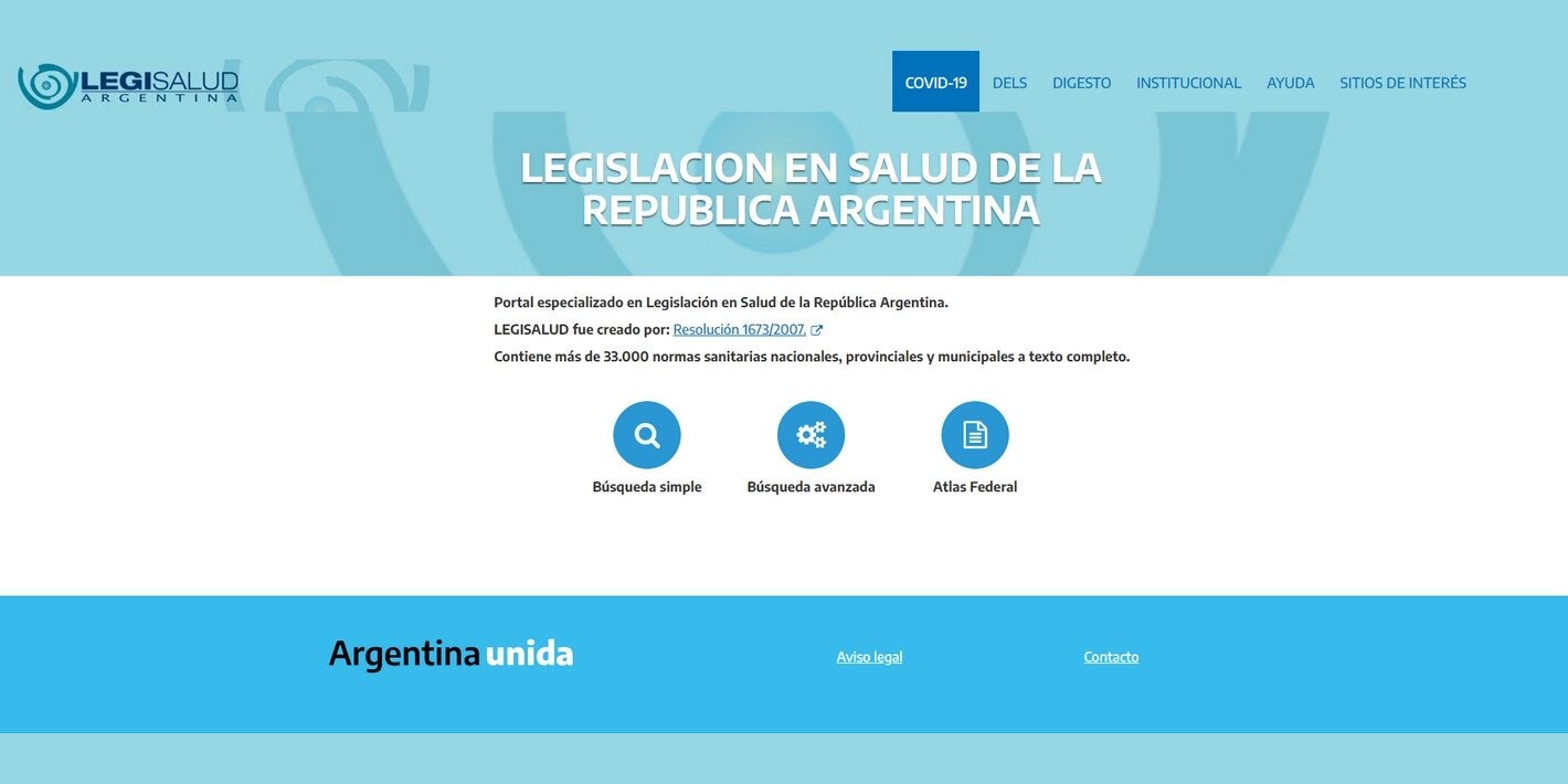 Portal LEGISALUD