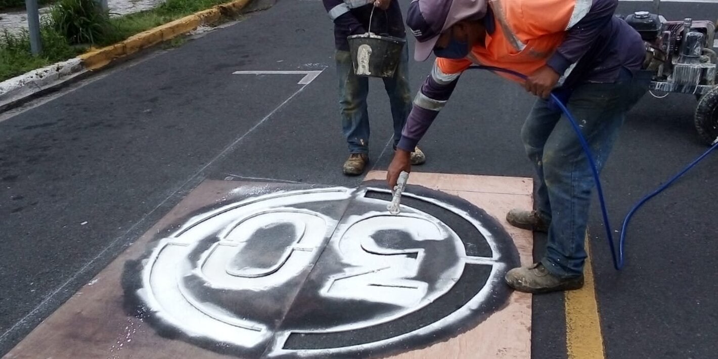 Demarcación den calle de Desamparados
