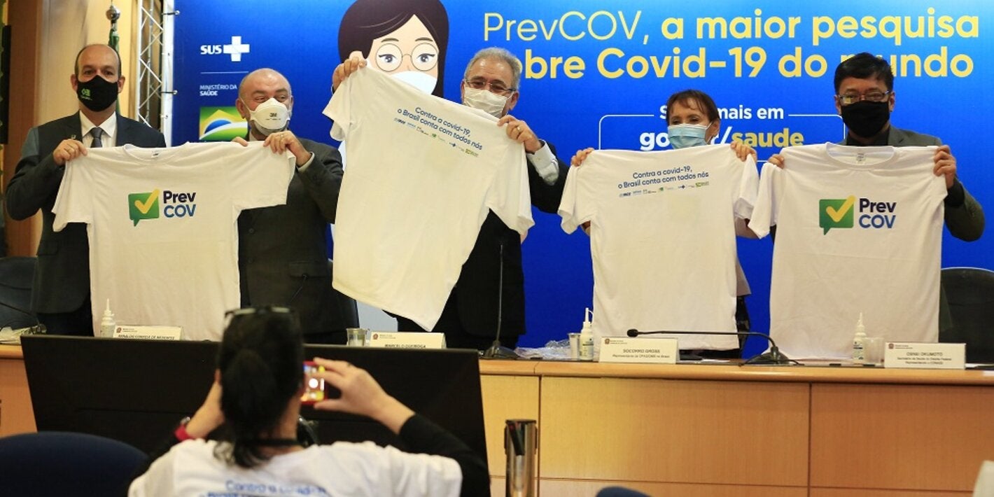 PrevCOV será uma das pesquisas de maior abrangência sobre esse tema nas Américas e no mundo