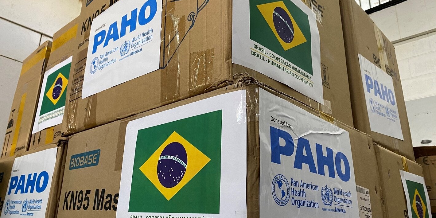 Brazil and PAHO donate crucial protective equipment in support of the COVID-19 response in Suriname