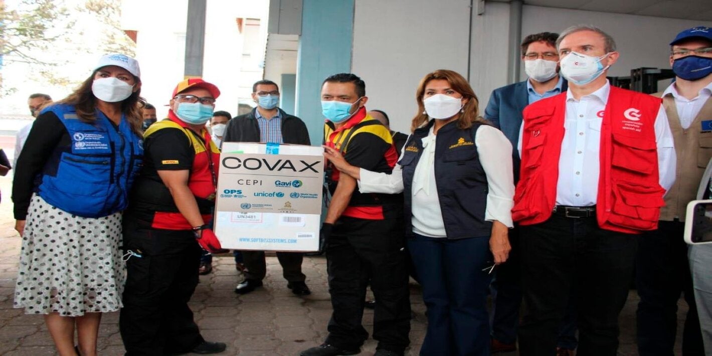 LLEGADA VACUNA COVAX - PFIZER HND 