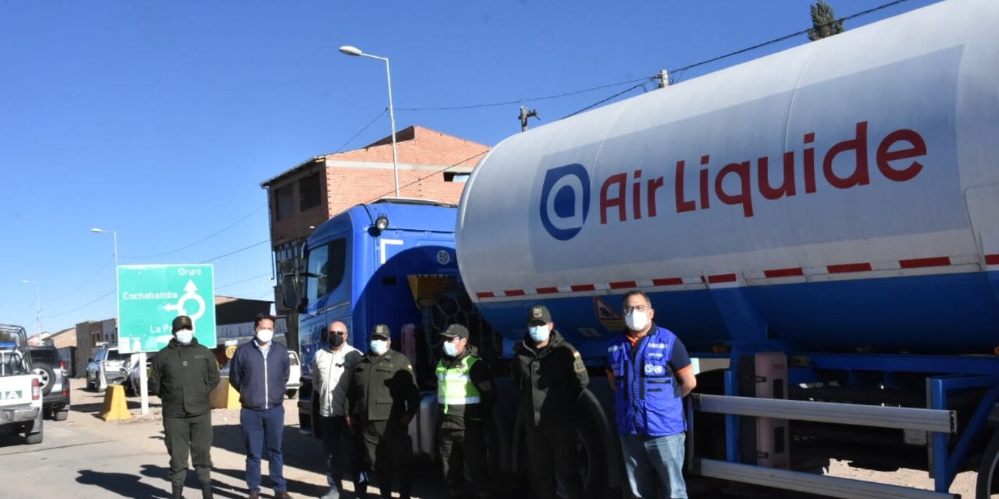 Llegada Oxigeno Bolivia