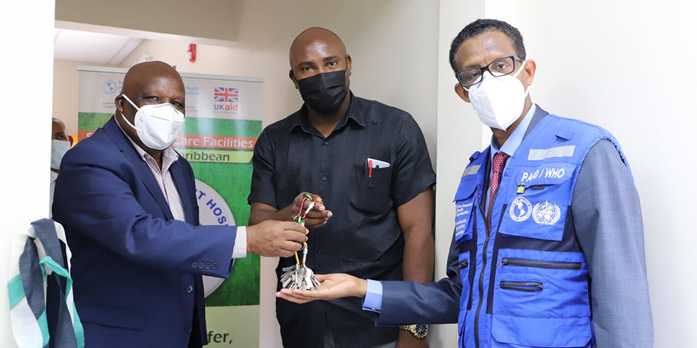 Handover of Barrouallie health center in VCT