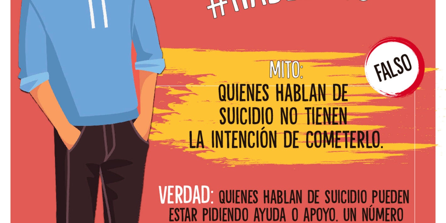 poster prevención del suicidio