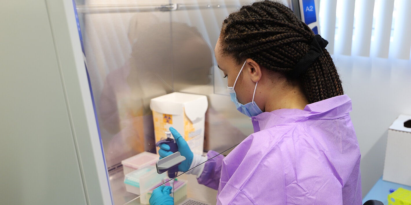 Testing at laboratory