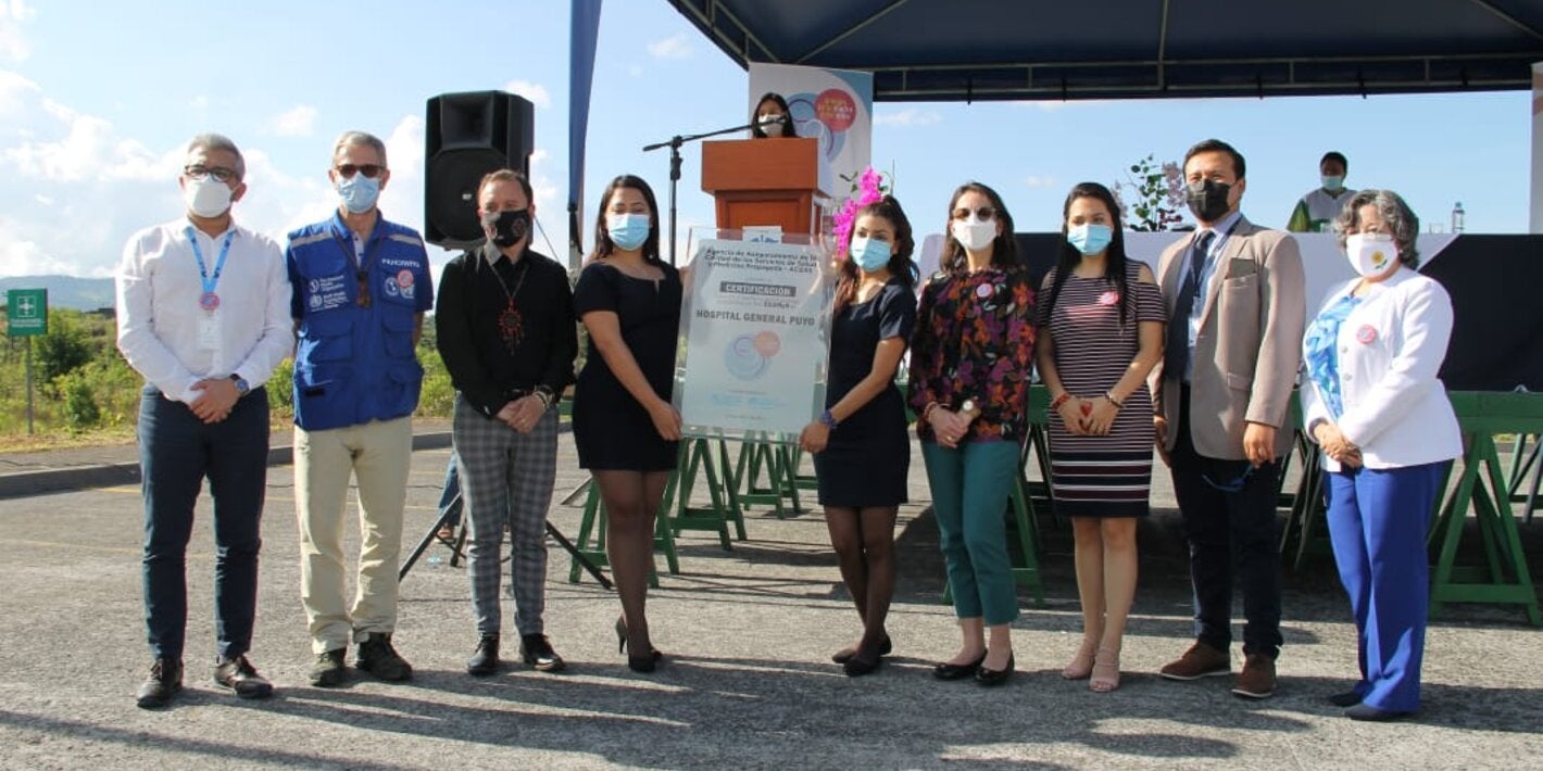 Hospital General Puyo recibe certificación ESAMyN