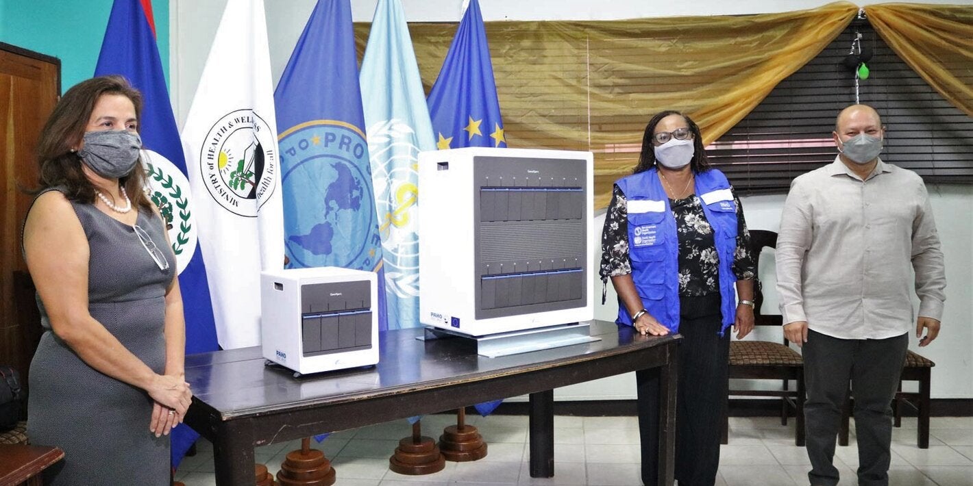 EU and PAHO Handover of GeneXpert to MoHW