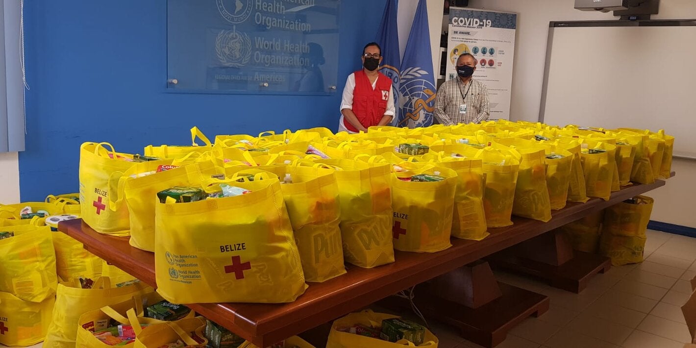 PAHO/WHO handover of family kits