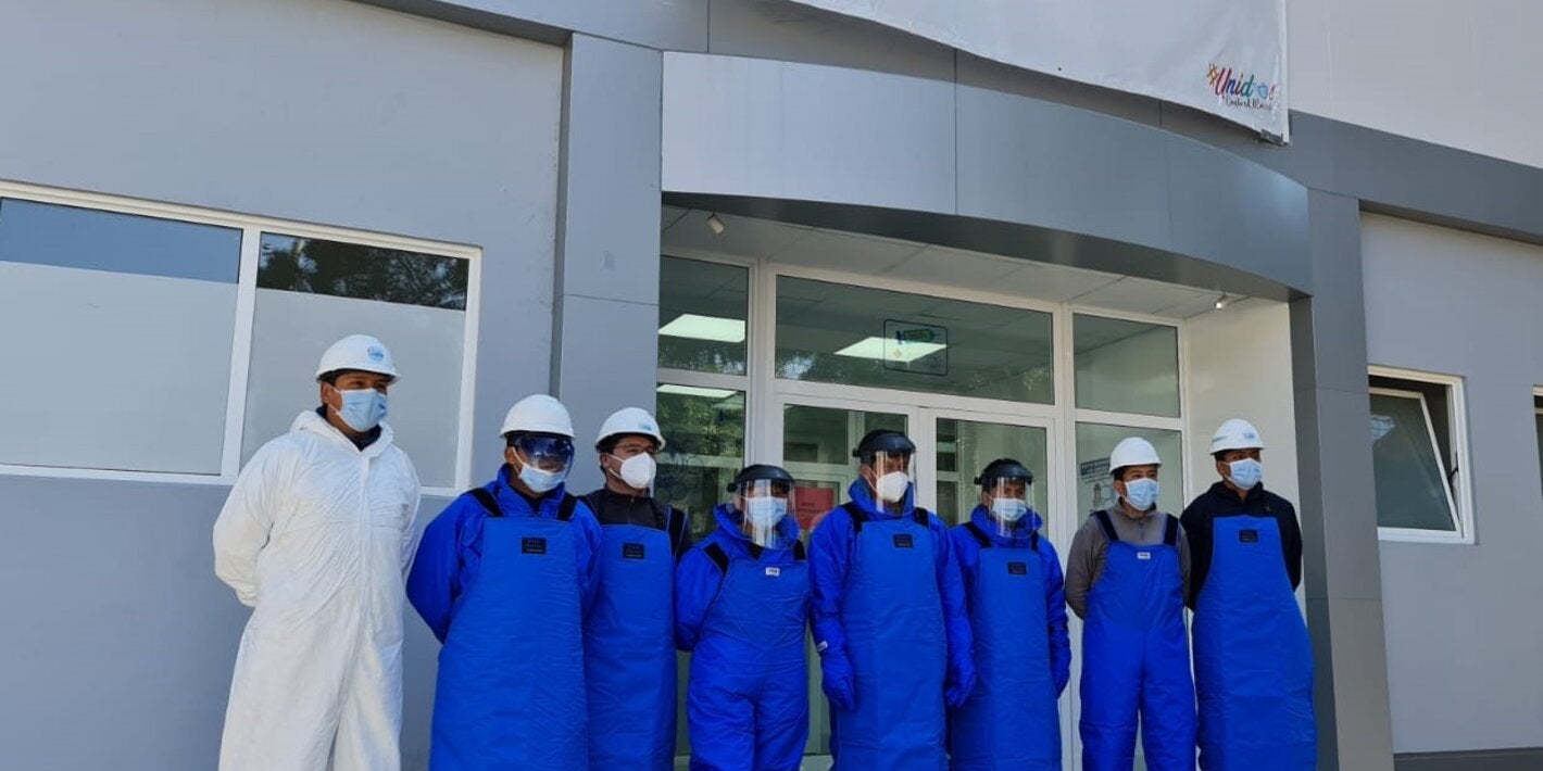 Personal cadena de frío