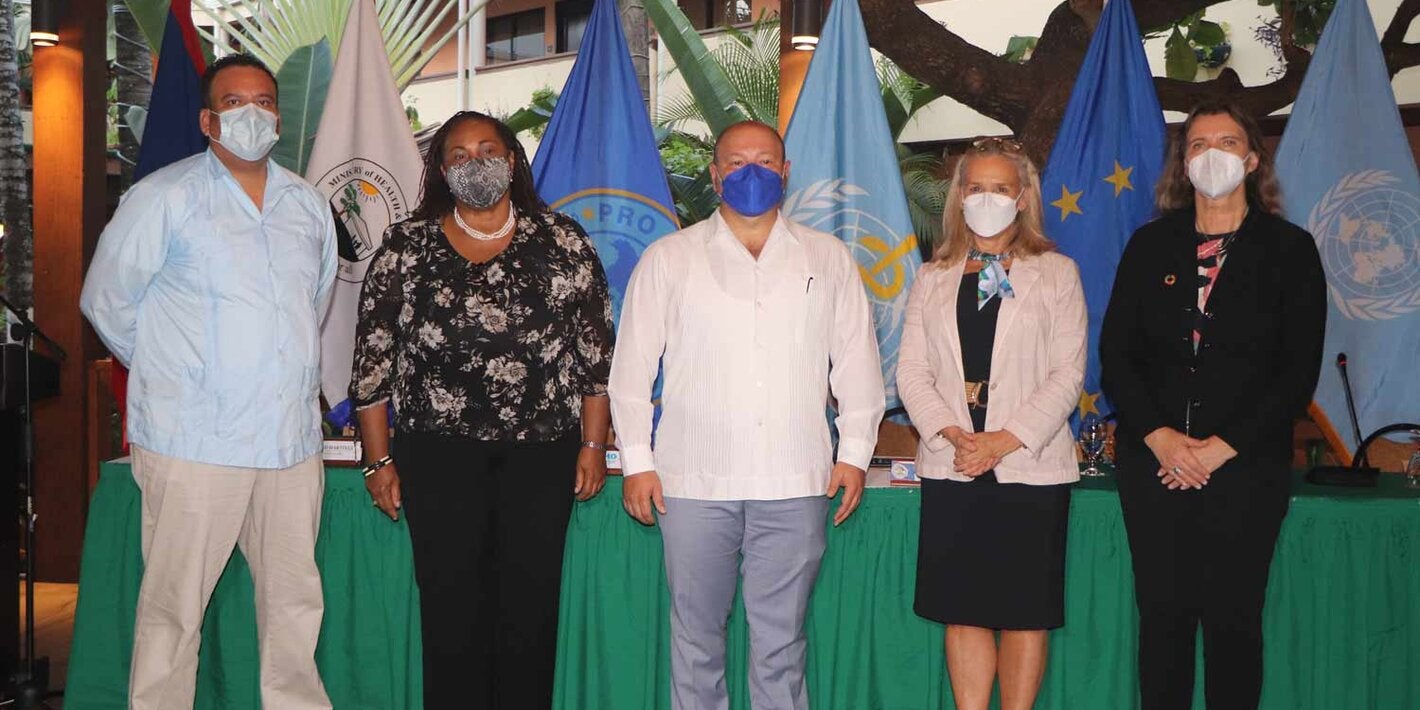 European Union Visibility Event with PAHO/WHO, MoHW, NAO, and the UN