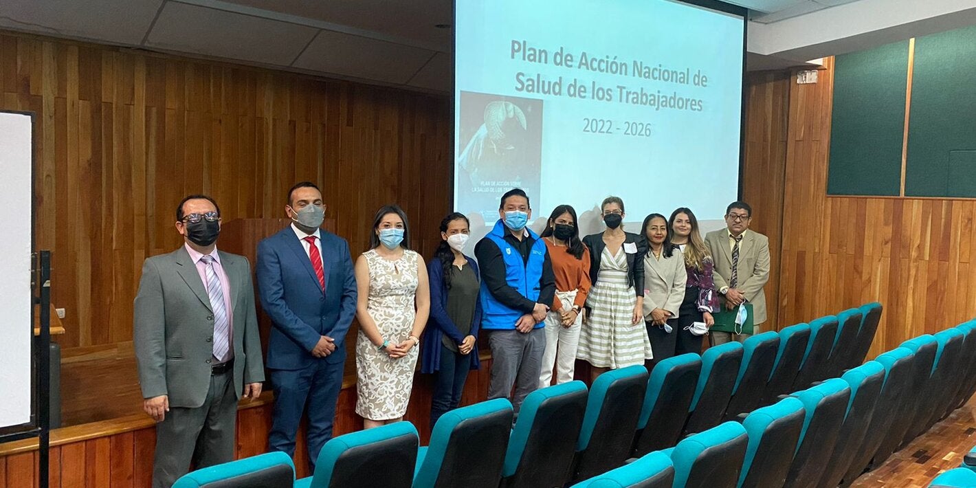 Se inauguró el primer taller territorial del Plan de Acción de Salud de los Trabajadores en Manta, con el apoyo del gobierno canadiense