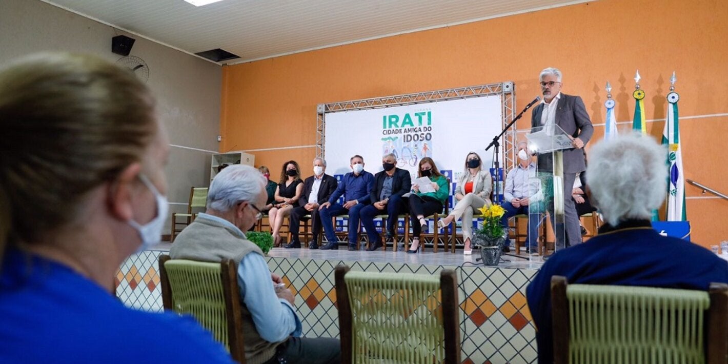 Evento em Irati faz parte das ações intersetoriais que vêm sendo realizadas para incluir o município na Rede Global de Cidades Amigas das Pessoas Idosas