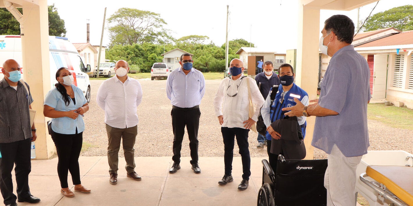 Corozal Community Hospital site visit 