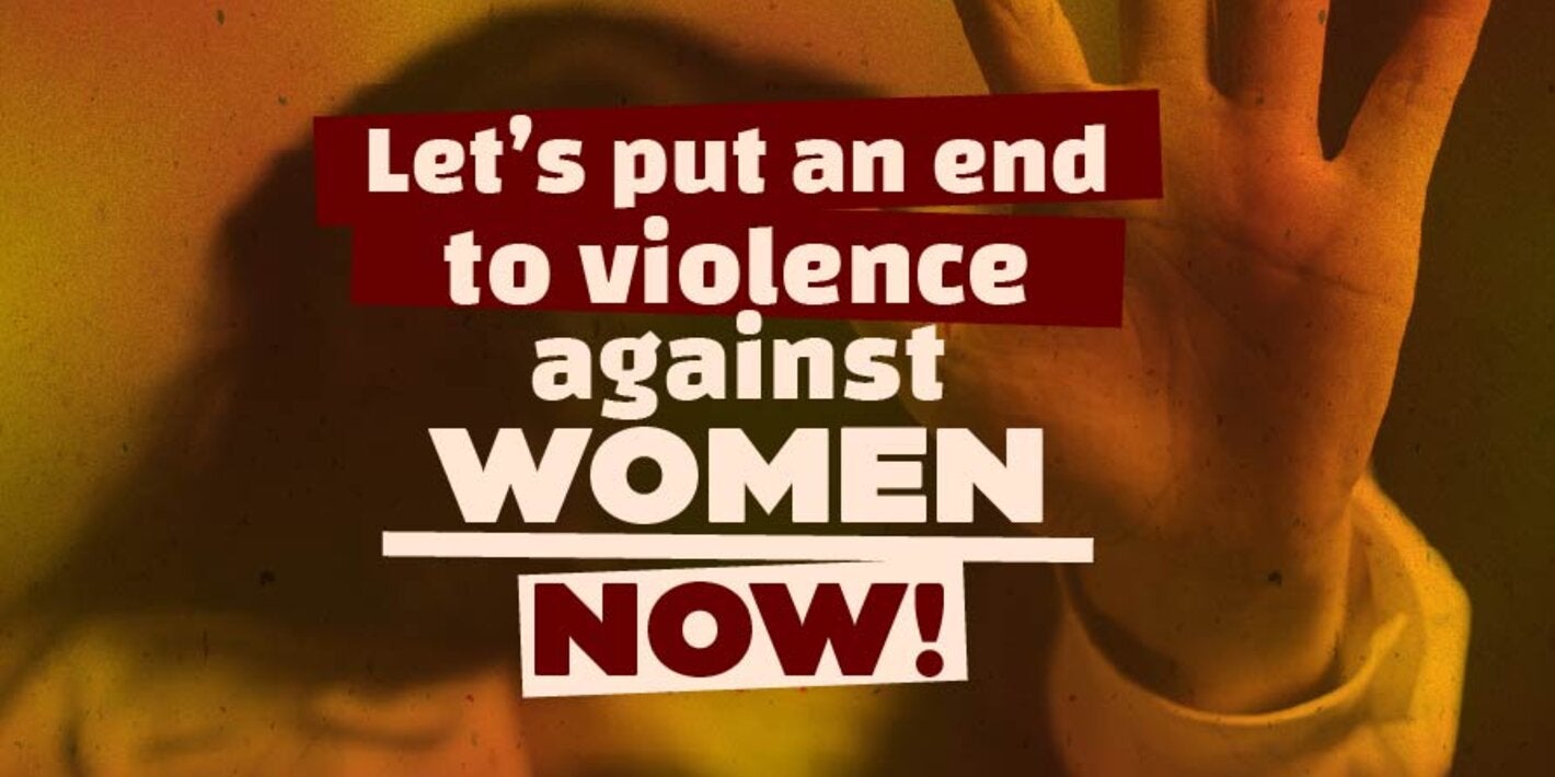 End violence against women NOW