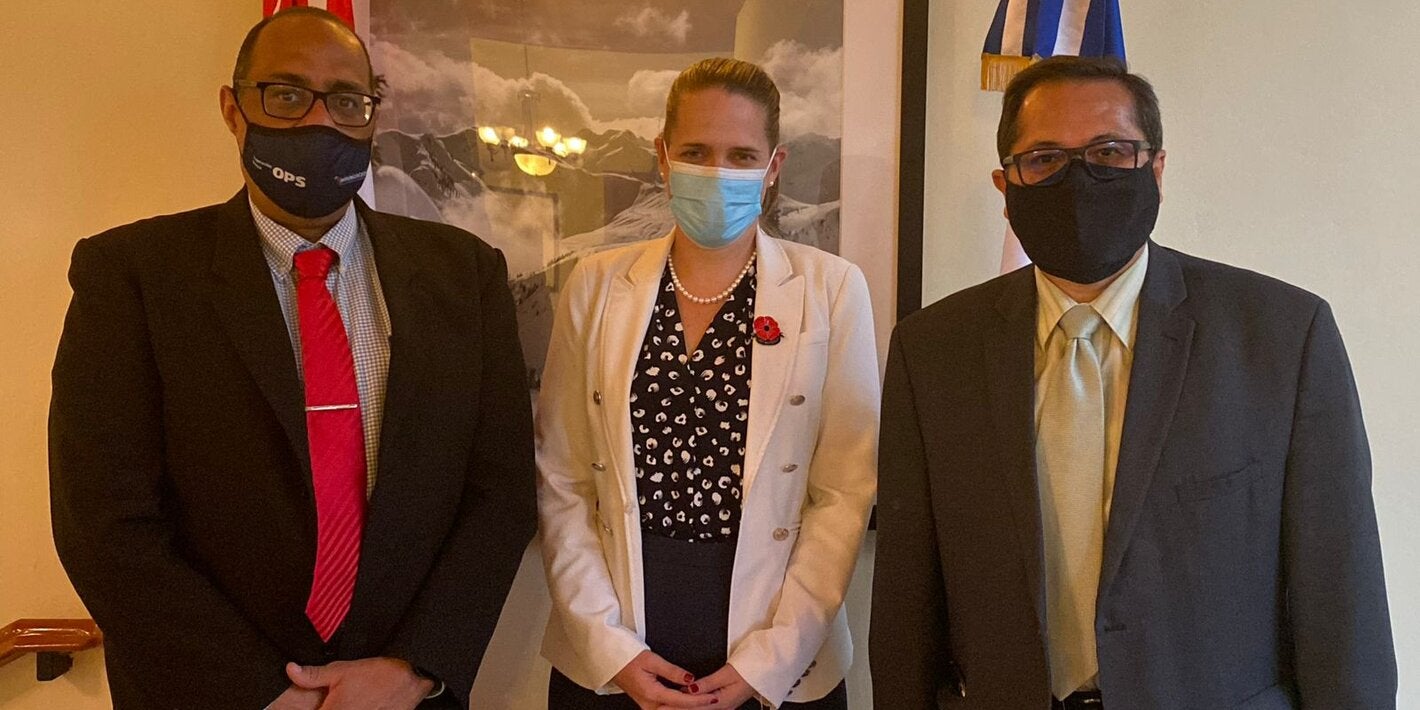 OPS se reune con Embajadora de Canadá