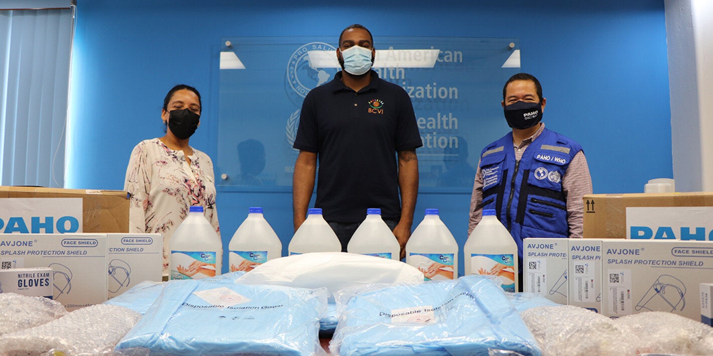 PAHO rep with BCVI reps