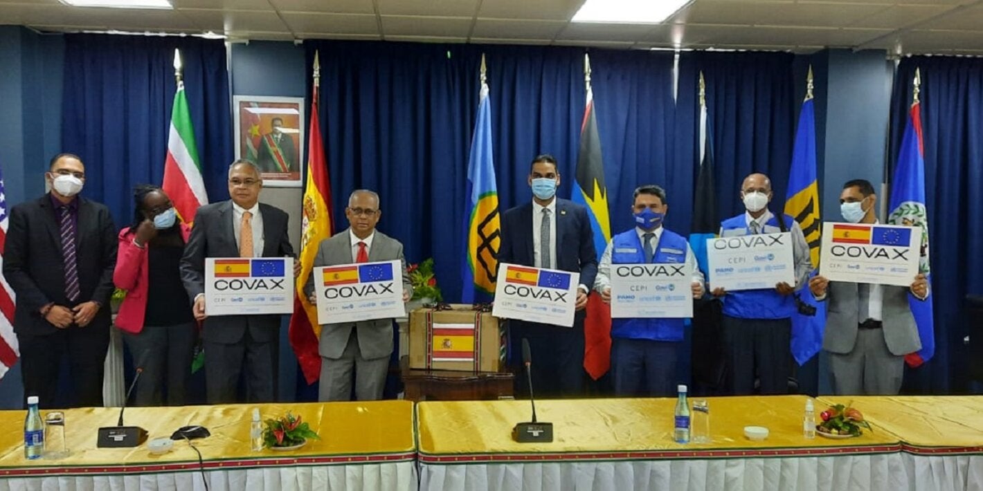 Handover AstraZeneca Vaccine Donation Spain