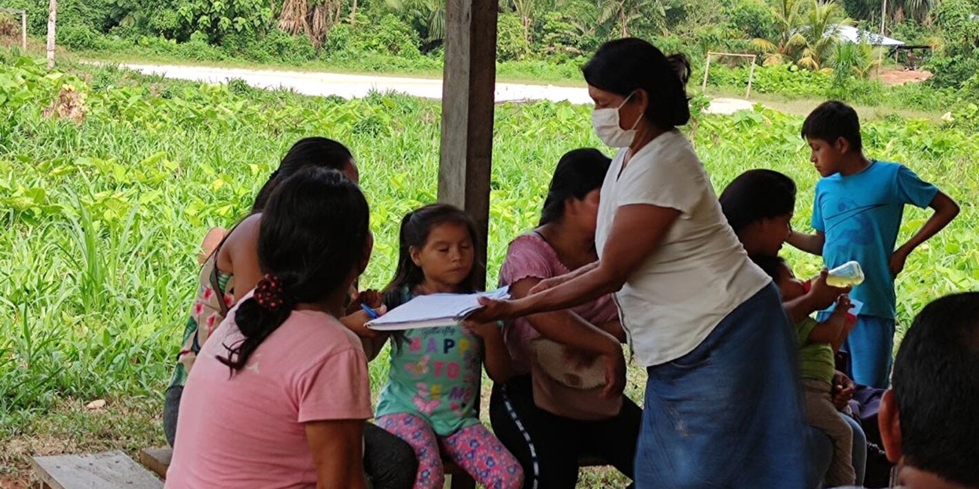 Distribución de mascarillas