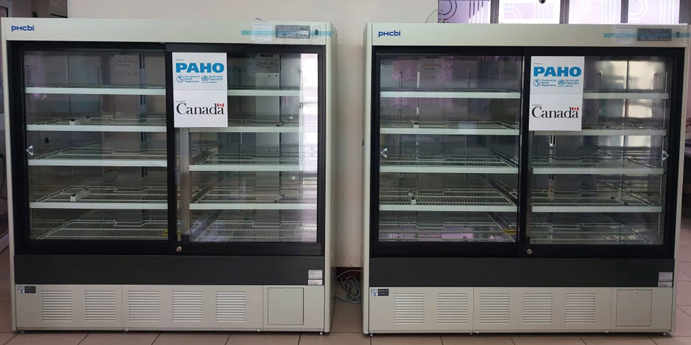 vaccine refrigerators bog suriname