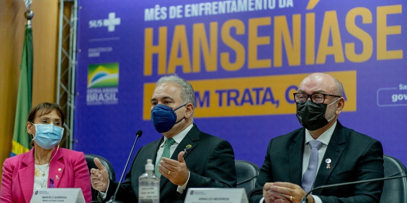 Cerimônia alusiva ao mês de enfrentamento da hanseníase no Brasil