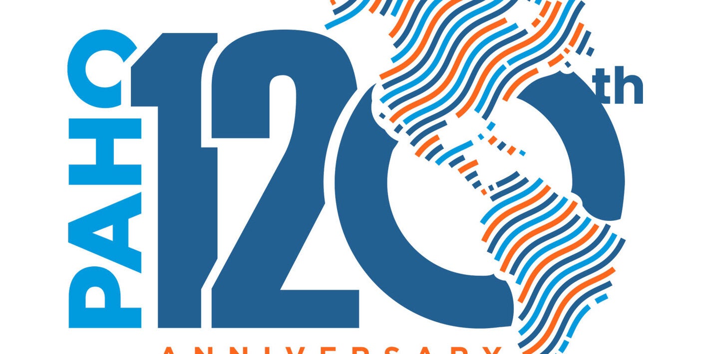120th Anniversary logo of PAHO