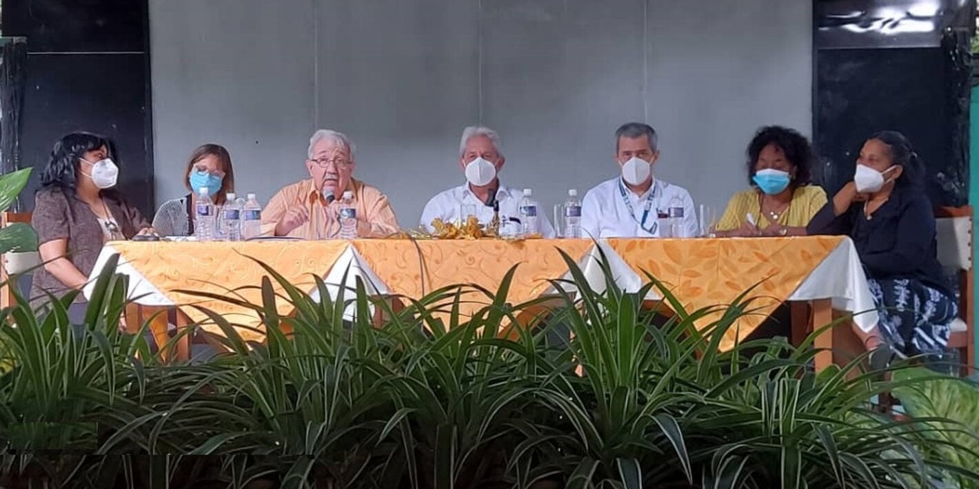 Miembros presidencia balance CCOMS Vivienda saludable