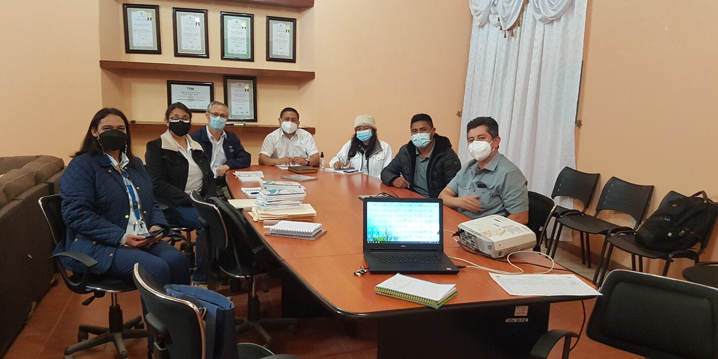 visita a Alcaldía de Yamaranguila