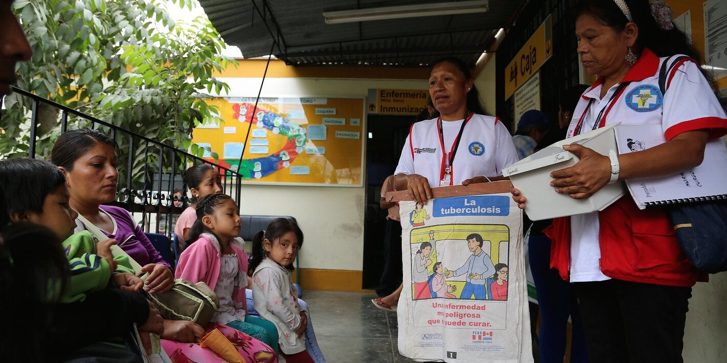 Educating the community about tuberculosis