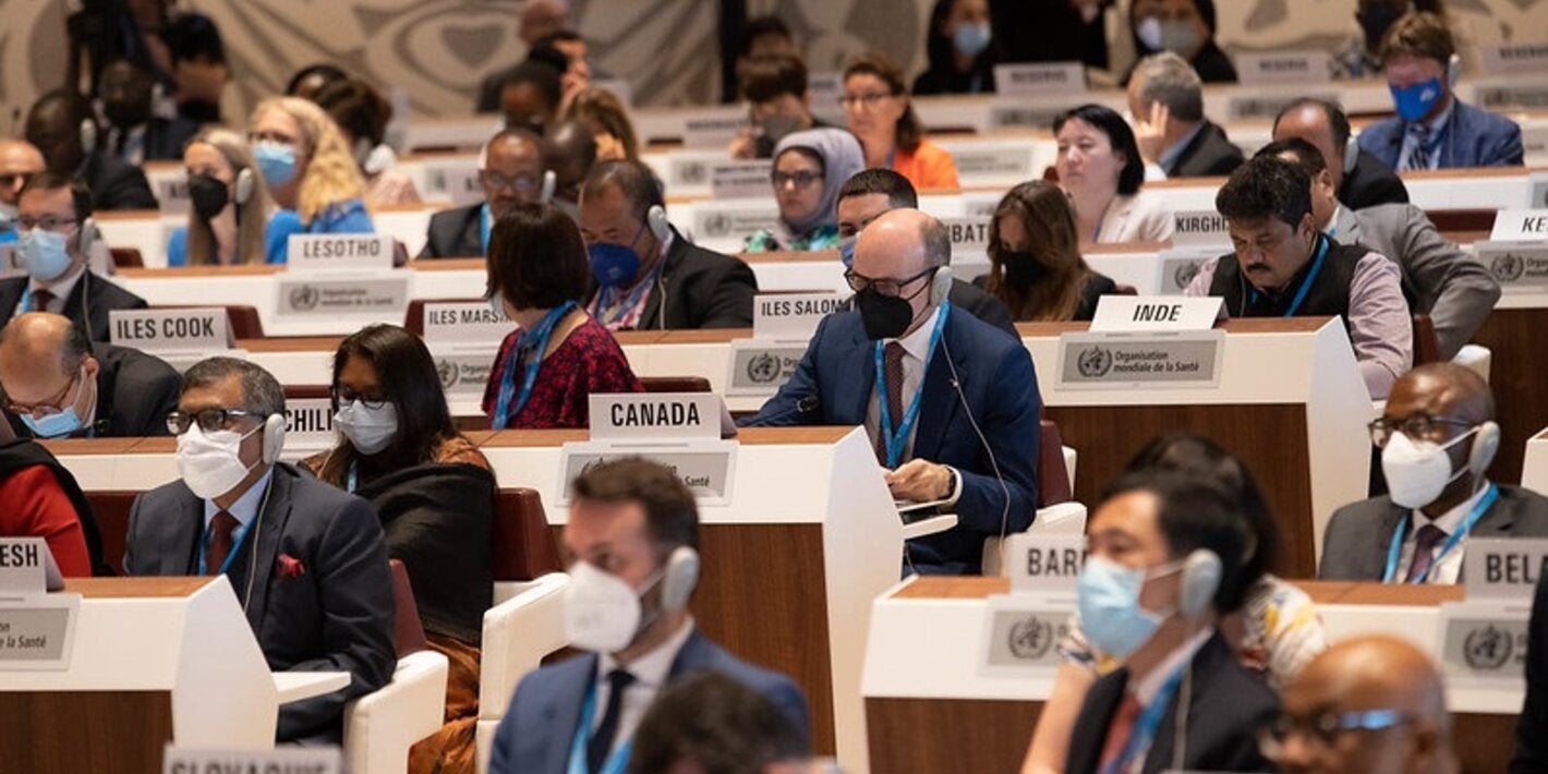 75 Asamblea Mundial de la Salud