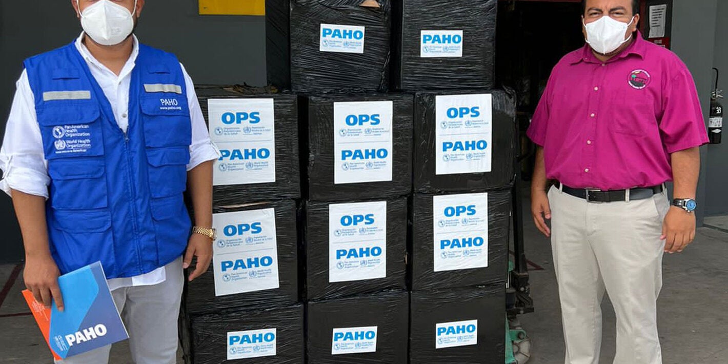 Malaria RDTs handed over MoHW Belize